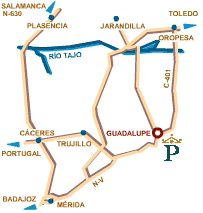 Parador de Guadalupe - one of the Spanish Paradors Paradores