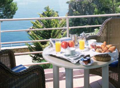 breakfast in balcony