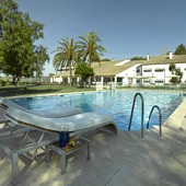 swimming pool at Parador of Antequera