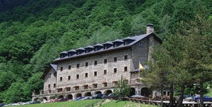 Spain - Pyrenees - Parador de Bielsa - one of the Spanish Paradors Paradores