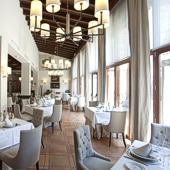 Caceres Parador restaurant