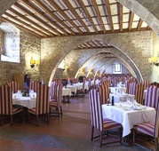 Restaurant of Cardona Parador