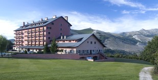 Spain - Picos de Europa - Parador de Cervera de Pisuerga - one of the Spanish Paradors Paradores