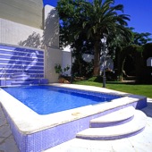 garden at Merida Parador - Spain