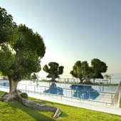 swimming pool at Parador Nerja - accommodation in Spain