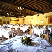 restaurant at Santillana Parador