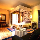 Bedroom in the Parador Hotel of Tordesillas