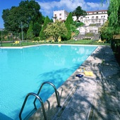 swimming pool at Parador de Tui - Galicia
