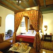 bedroom at Parador Hotel Vilalba in Galicia